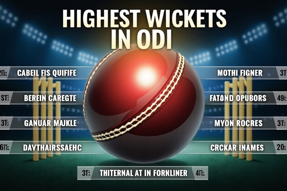 wickets in odi