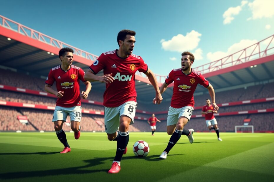 Manchester United vs Burnley PLAYING FOOTBALL