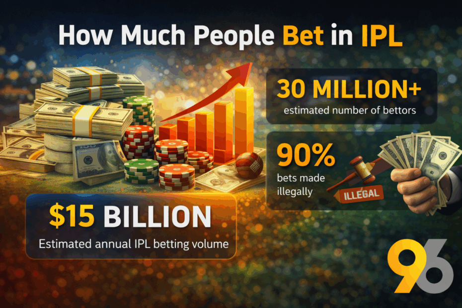 how much people bet in ipl