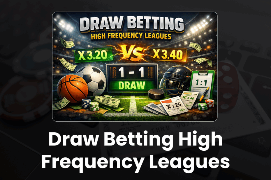 Draw Betting High Frequency Leagues, Best Markets And Picks