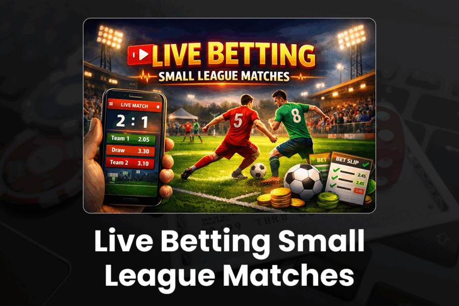 Live Betting Small League Matches Tips, Odds And Strategy 2025-26