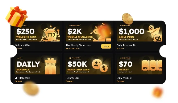 5_96-Sports-Welcome-Bonus-098643 - Promotional dashboard showing gold reward tiles: 0 welcome pack,